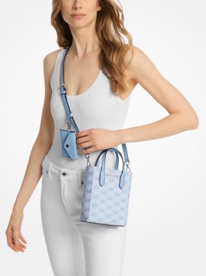 Vincent Extra-Small Logo Jacquard Convertible Tote Bag With Card Case