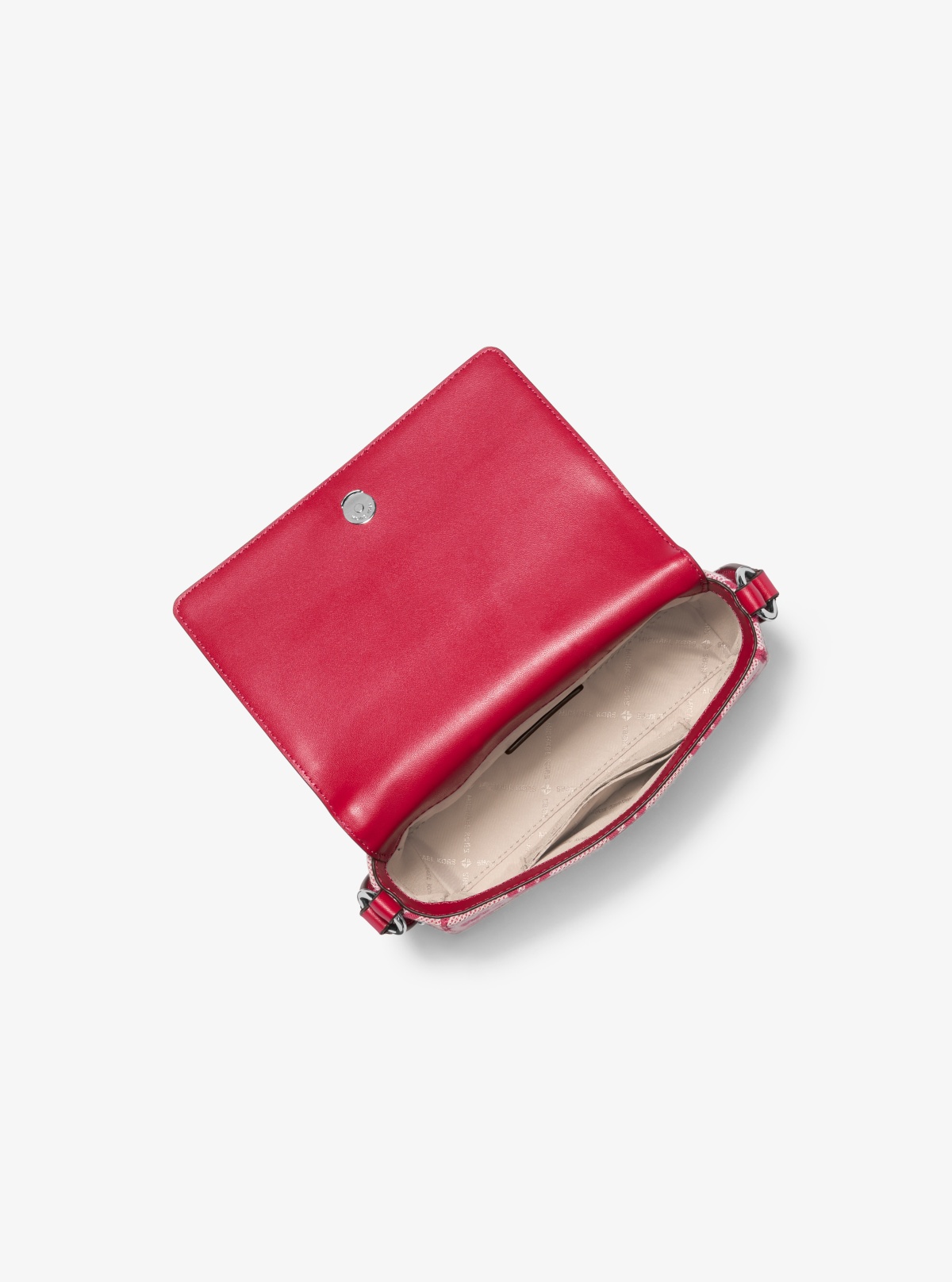 Vincent Small Logo Jacquard Crossbody Bag with Card Case 多视角