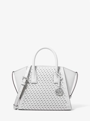 Avril Small Woven Satchel image number 1