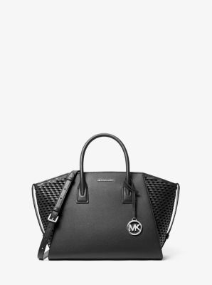 Avril Large Woven Satchel