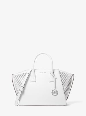 Avril Large Woven Satchel