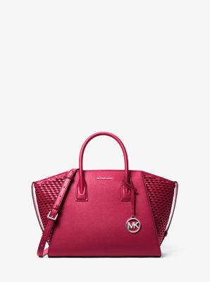 Avril Large Woven Satchel