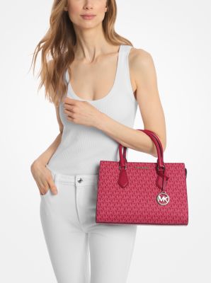 Sheila Medium Signature Logo Satchel