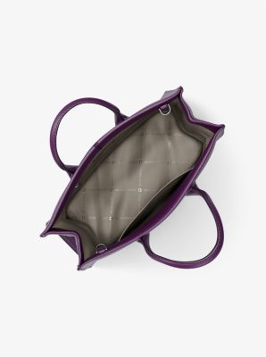 Bolso tote Mirella mediano de piel granulada