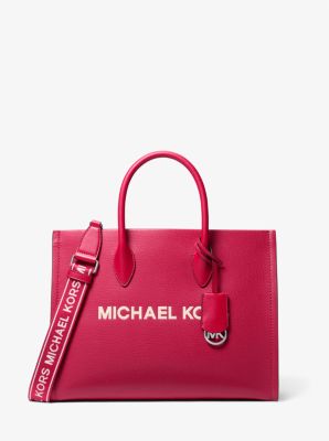 Mirella Medium Pebbled Leather Tote Bag