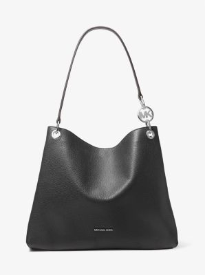 Christina Large Pebbled Leather Shoulder Bag