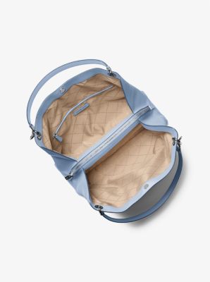 Christina Large Pebbled Leather Shoulder Bag in OC&Eacute;ANO P&Aacute;LIDO | Michael Kors