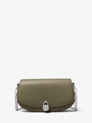 Petit sac à bandoulière convertible Mila en cuir image number 0