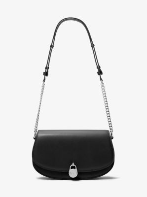 Mila Medium Leather Messenger Bag