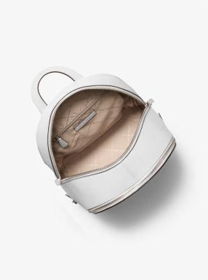 Rhea Medium Pebbled Leather Backpack image number 1