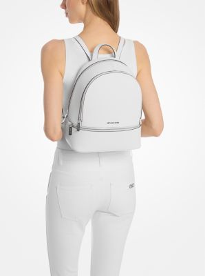 Rhea Medium Pebbled Leather Backpack image number 2