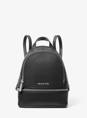 Rhea Extra-Small Pebbled Leather Backpack