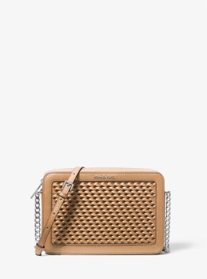Jet Set Large Woven Crossbody Bag | Michael Kors [US]