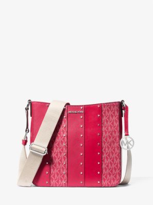 Jet Set Small Studded Patchwork and Signature Logo Crossbody