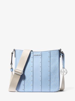 Jet Set Small Studded Patchwork and Signature Logo Crossbody