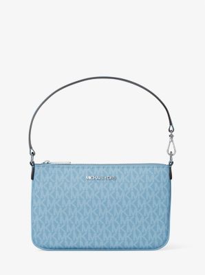 Jet Set Small Signature Logo Convertible Wristlet