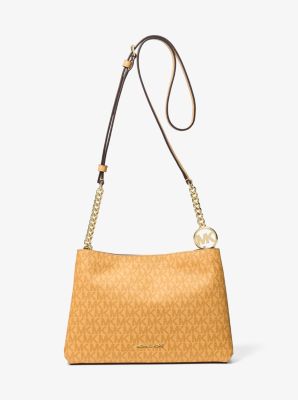 Petit sac &agrave; bandouli&egrave;re Christina &agrave; logo Signature