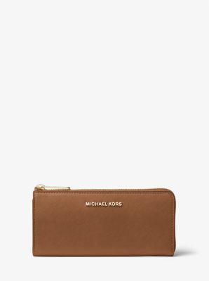 Michael Kors Bags | Michael Kors Jet Set Travel Wallet Phone Case | Color: Brown/White | Size: Os | Lotsa_Things's Closet