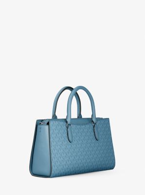 Sacoche Arden de taille moyenne &agrave; fermeture &eacute;clair sur le dessus in DENIM | Michael Kors
