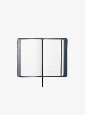 Medium Embellished Denim Notebook in WASHED DENIM | Michael Kors