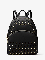 Abbey Medium Studded Pebbled Leather Backpack - BLACK - 35T8GAYB2L