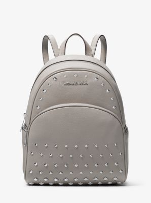 Abbey Medium Studded Pebbled Leather Backpack image number 0