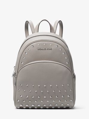 Abbey medium studded 2025 pebbled leather backpack