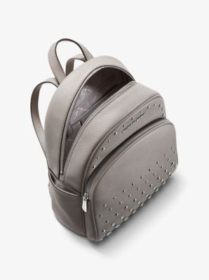 Abbey Medium Studded Pebbled Leather Backpack image number 1