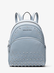 Abbey Medium Studded Pebbled Leather Backpack - PALE BLUE - 35T8SAYB2L