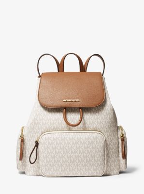 Michael kors abbey large top cargo backpack