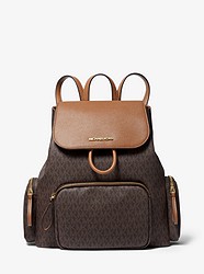 Abbey Large Logo Backpack - BROWN - 35T9GAYB7B