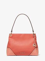 Nicole Medium Leather Shoulder Bag - PEACH - 35T9GNIL2L
