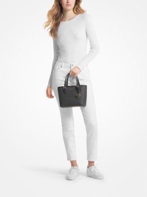 Jet Set Travel Extra-Small Logo Top-Zip Tote Bag