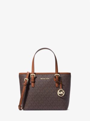 Jet Set Extra-Small Logo Top-Zip Tote Bag | Michael Kors