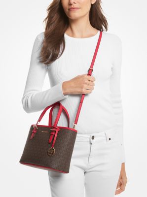 Michael Kors Jet Set Travel Extra-Small Logo Top-Zip Tote Bag