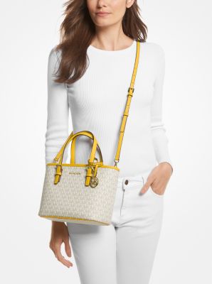 Michael Kors Jet Set Travel Extra Small Logo Top Zip Tote Bag