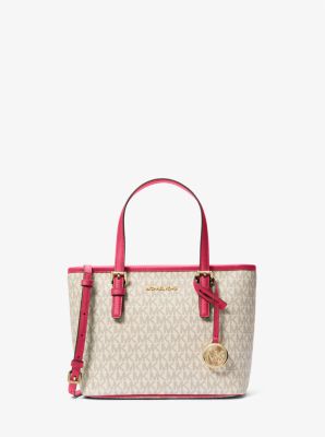 Jet Set Travel Extra-Small Logo Top-Zip Tote Bag | Michael Kors