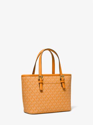 Jet Set Travel Extra-Small Logo Top-Zip Tote Bag