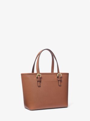 Jet Set Travel Extra-Small Saffiano Leather Top-Zip Tote Bag image number 2