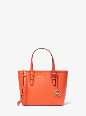 orange michael kors handbag