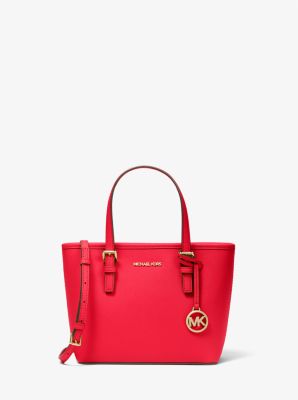 Michael Kors Mercer Large Color-block Saffiano Leather Tote Bag in Pink