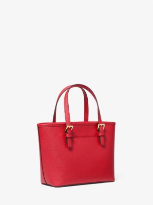 Jet Set Travel Extra-Small Saffiano Leather Top-Zip Tote Bag image number 2