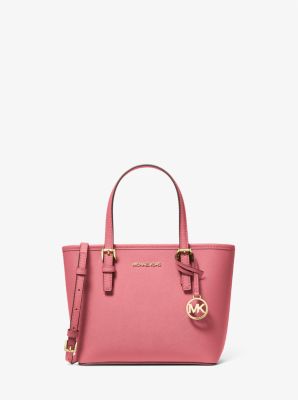 Michael kors red leather handbag hotsell