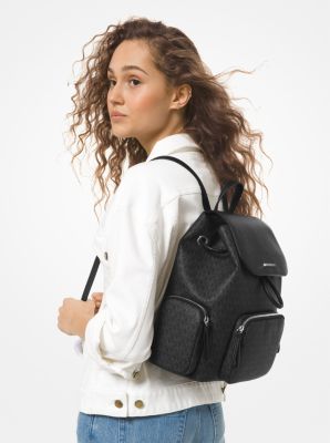 Michael kors abbey large store logo backpack