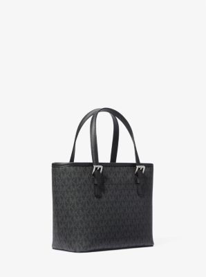 Michael kors jet set signature tote black hotsell