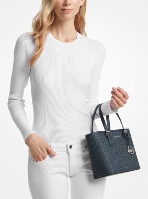 Jet Set Travel Extra-Small Logo Top-Zip Tote Bag