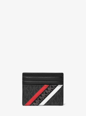 Cooper Logo Stripe Card Case | Michael Kors