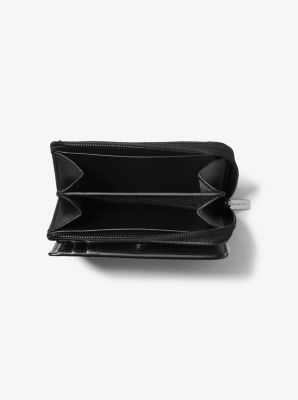 Portefeuille folio Cooper &agrave; logo Signature in BRUN/NOIR | Michael Kors