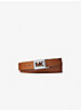 Reversible Logo Embossed Faux Leather Belt image number 1
