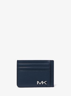 Cooper Pebbled Leather Tall Card Case | Michael Kors